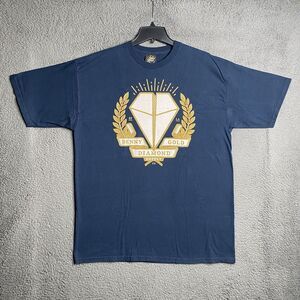 Vintage Benny Gold T-Shirt Size Men's XL Diamond Supply Collab Logo Streetwear
